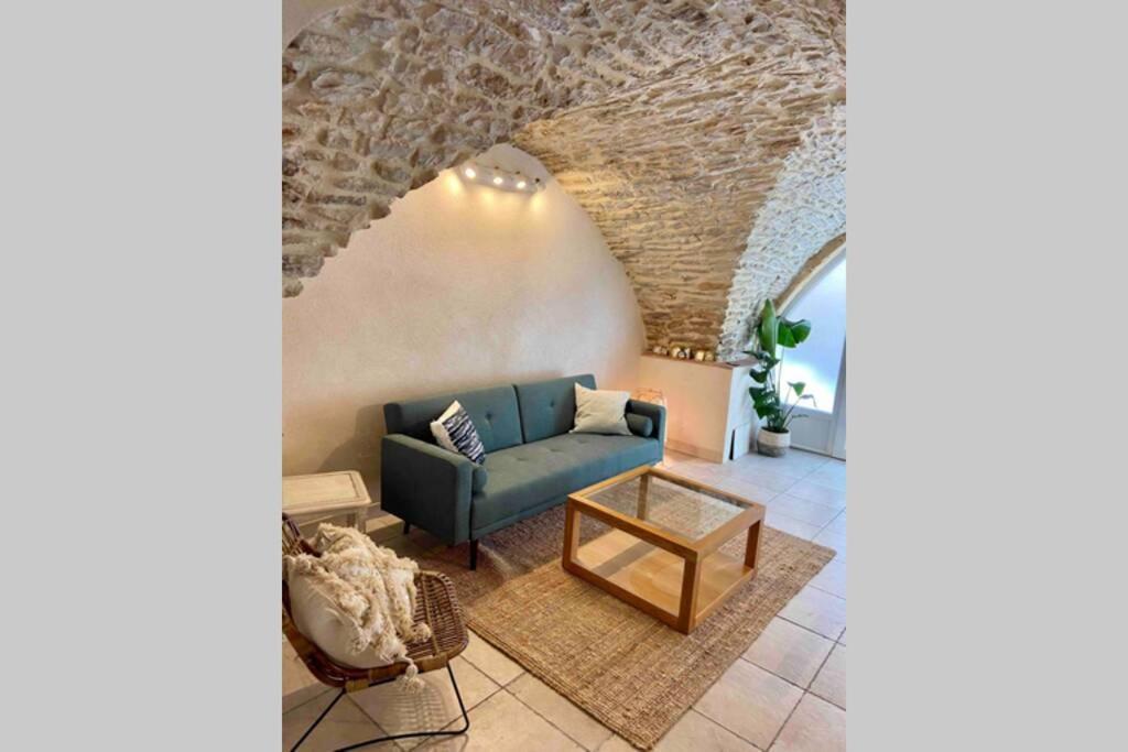 Superbe Appartement En Pierre Fraichement Renove Bernis Екстериор снимка